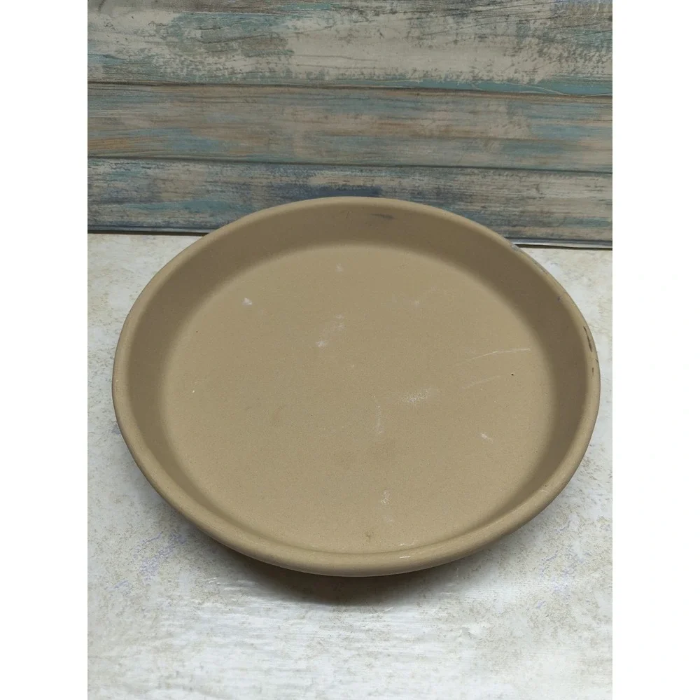 Pampered Chef Family Heritage Stoneware Round Deep Dish Pizza Stone Baking Pan